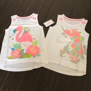 Two Tommy Bahama girls tank top